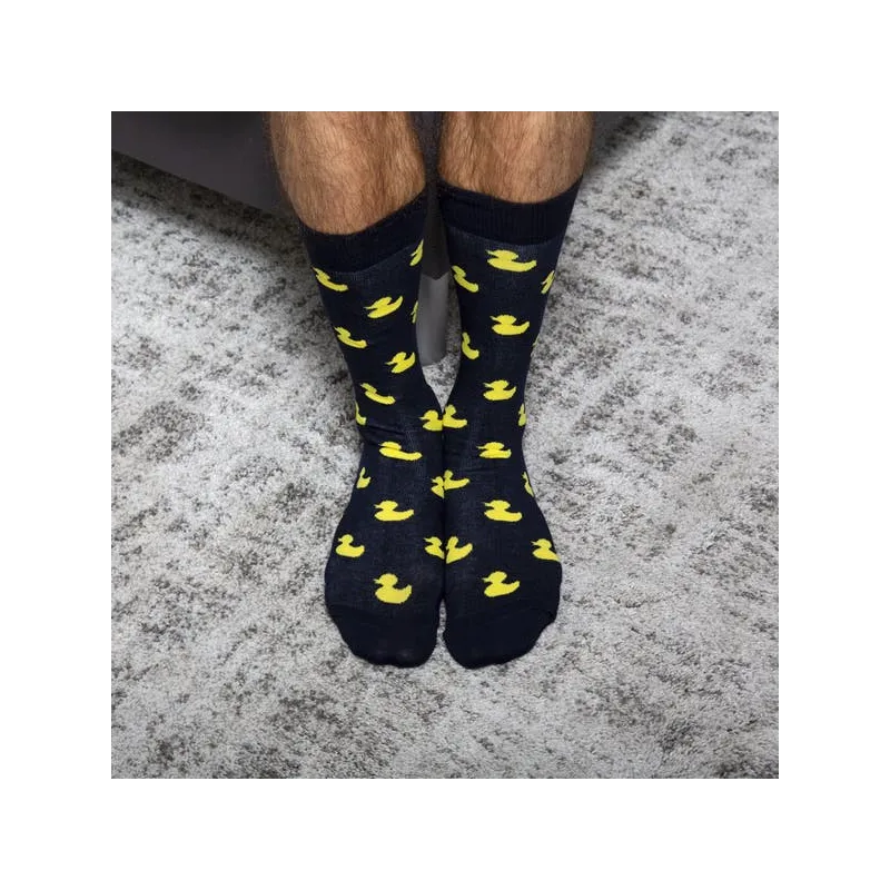 Canards Bleu marine – Chaussettes Garçon Français