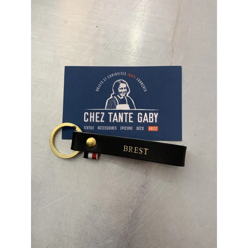 Brest noir - Porte clé Leonny Cha