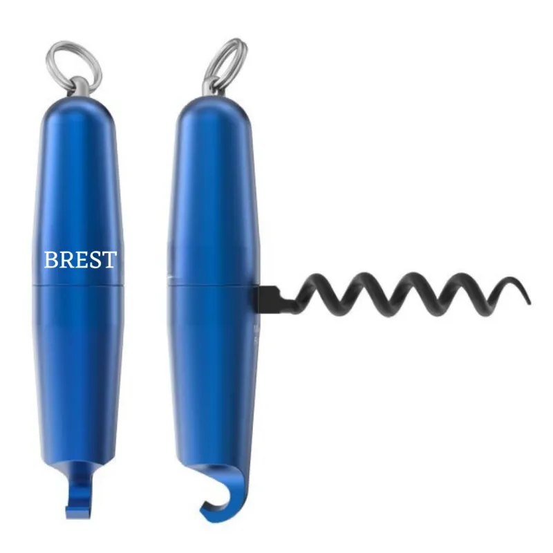 Tire bouchon / Décapsuleur Bleu - Brest - Lance