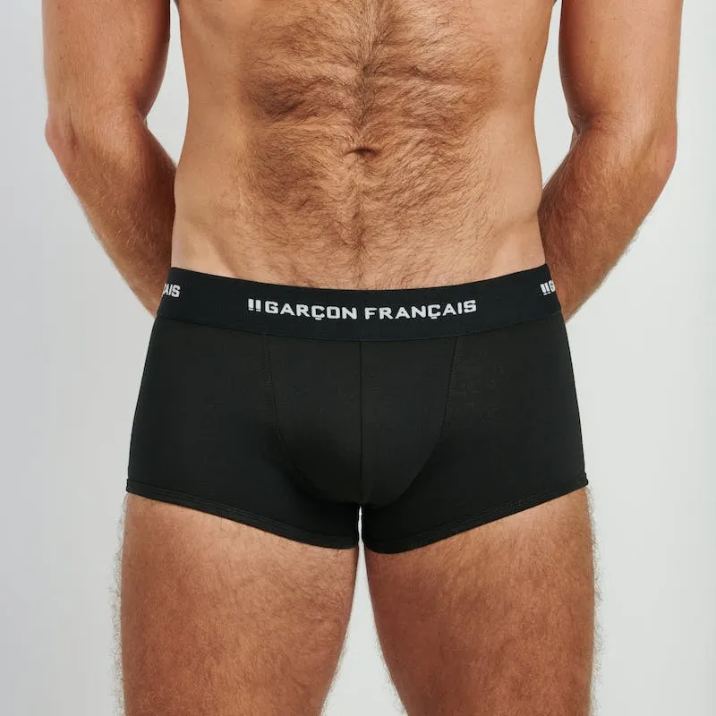 L'indispensable noir – Boxer Shorty - Garçon Français