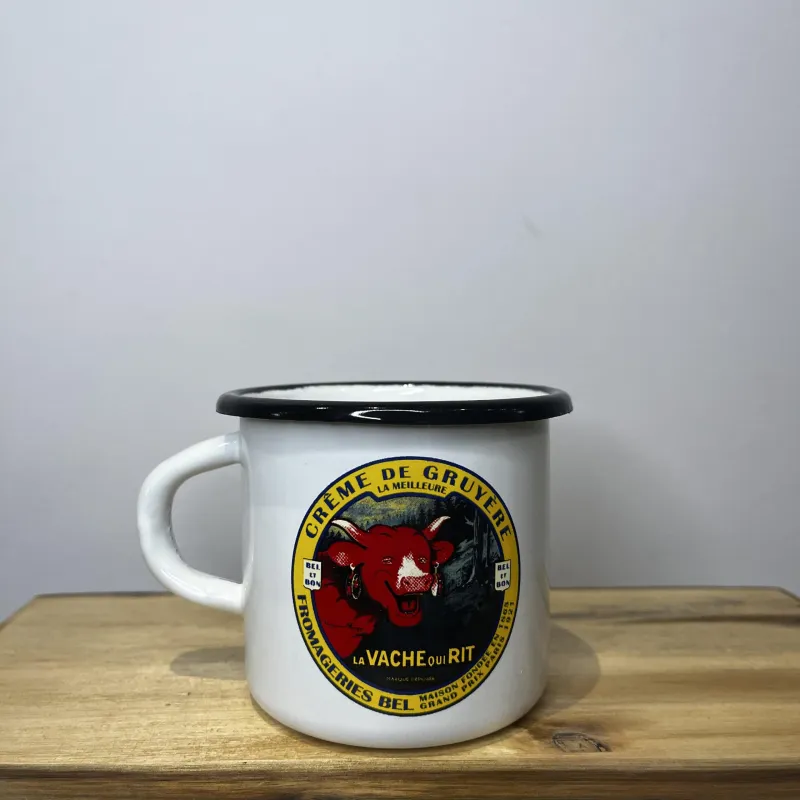 Mug émaillé La vache qui rit - Email Replica