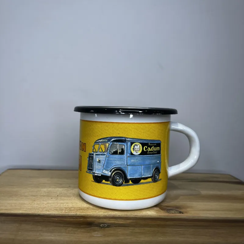 Mug émaillé Citroen type H - Email Replica