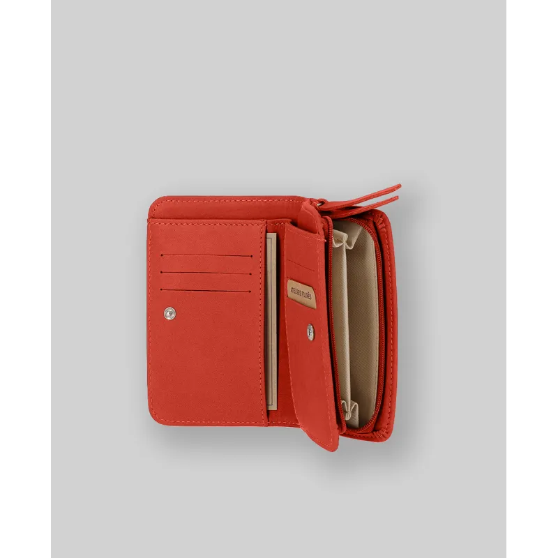 Portefeuille Nereïdes - Orange - Atelier Fourès