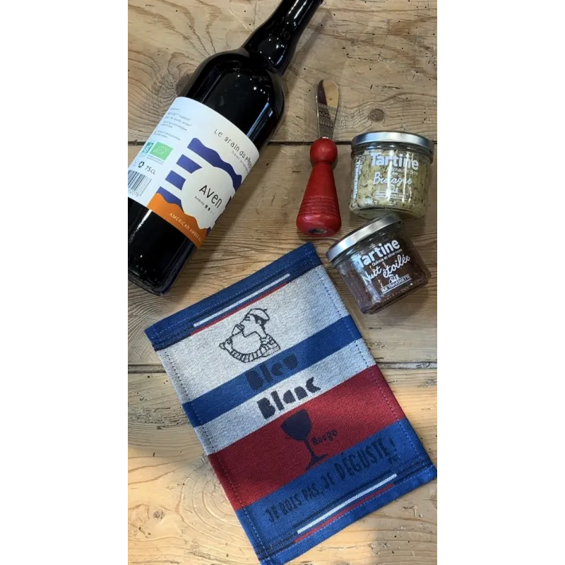 Para Tapas Tricolore (à l'unité) - Tissage Moutet