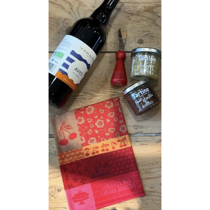 Para Tapas Cerises (à l'unité) - Tissage Moutet