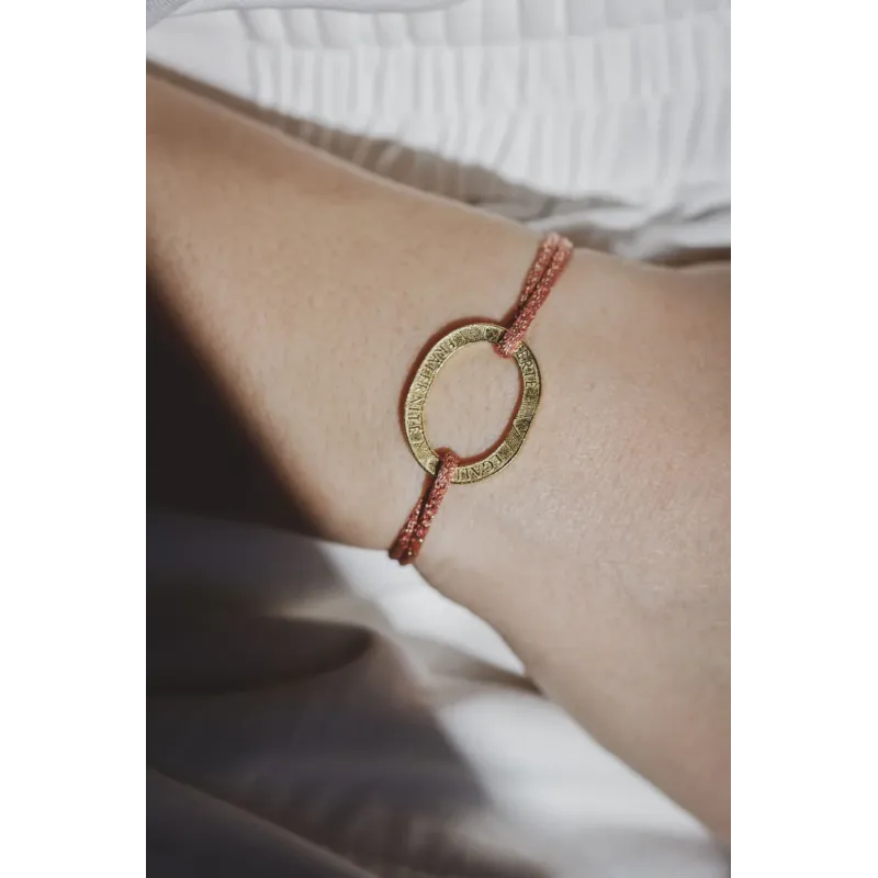 Bracelet Bastille irisé Fuschia - Le Sou Français