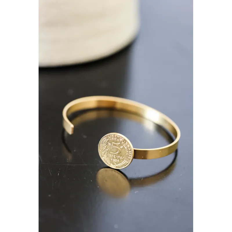 Jonc Bordelais 5cts Or - Le Sou Français