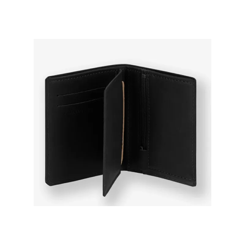 Portefeuille Pégase Mini - A rabat - Noir - Atelier Fourès