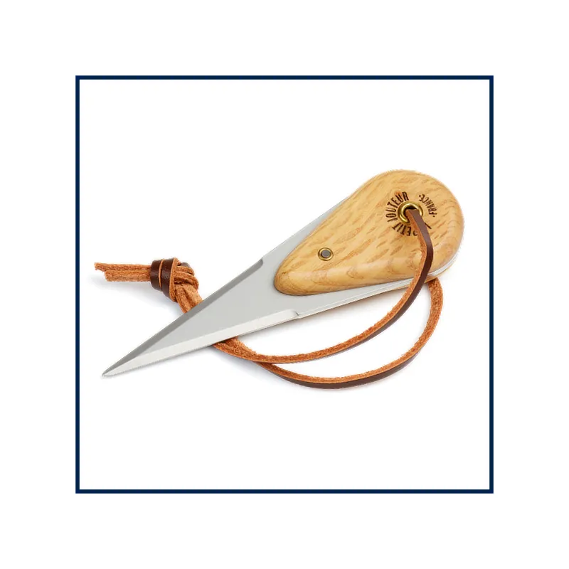 Couteau à Huitres Chêne Vert - Le petit jouteur