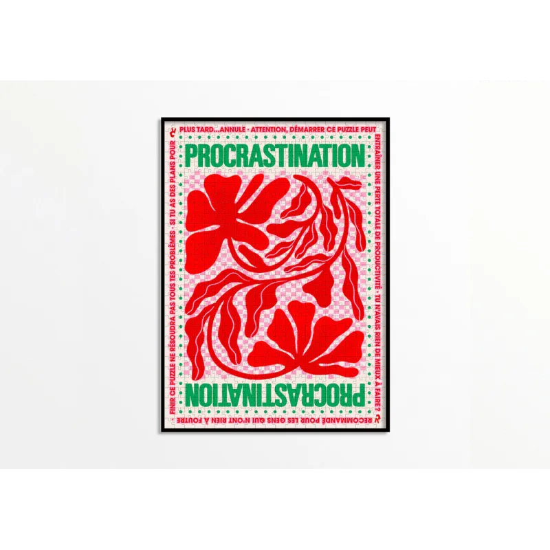 Procrastination - Piece & Love Puzzle