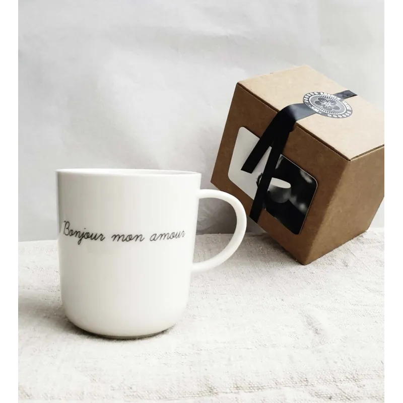 Mug Bonjour mon amour  - Sophie Masson Porcelaine