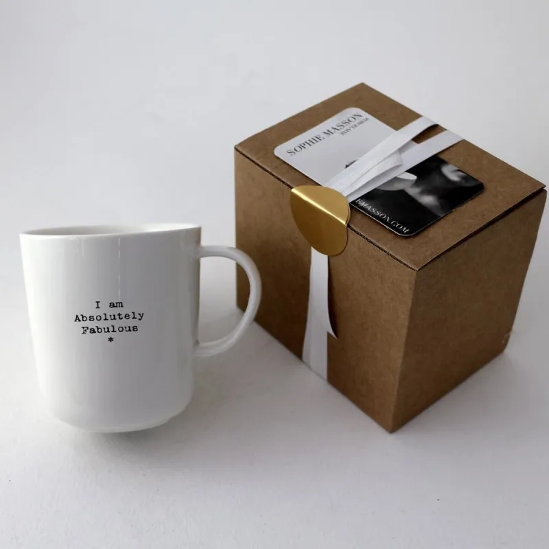 Mug I am absolutely fabulous - Sophie Masson Porcelaine