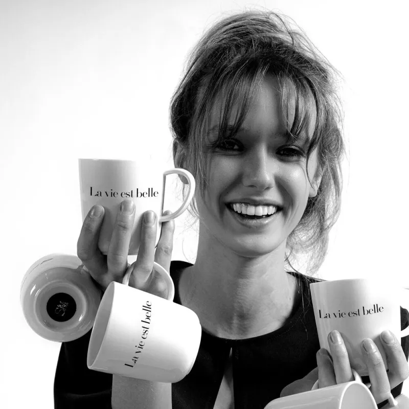 Mug La vie est belle - Sophie Masson Porcelaine