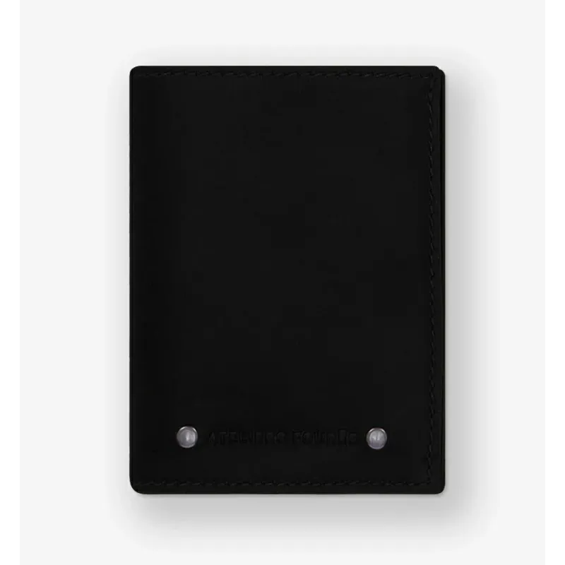 Ultra compact portefeuille - noir - Atelier Fourès