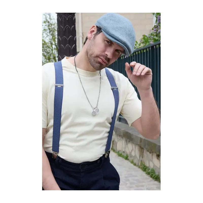 Bretelles larges Saintpolitaines - Vertical