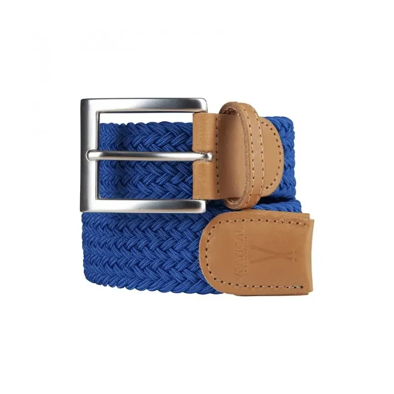 Ceinture tressée  bleu électrique - Vertical