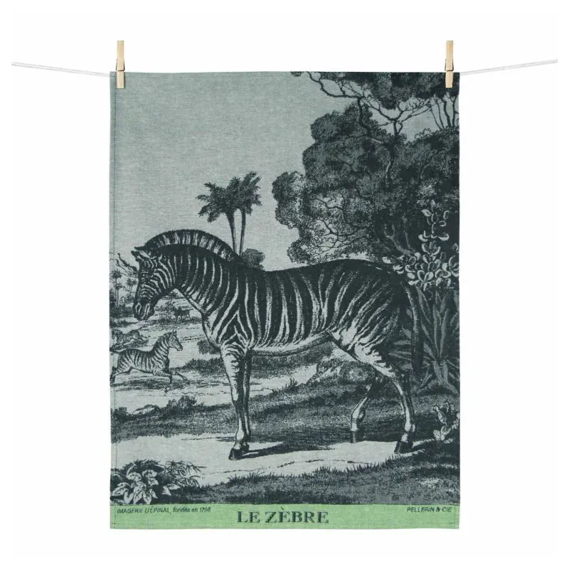 Torchon Le Zèbre - Tissage Moutet