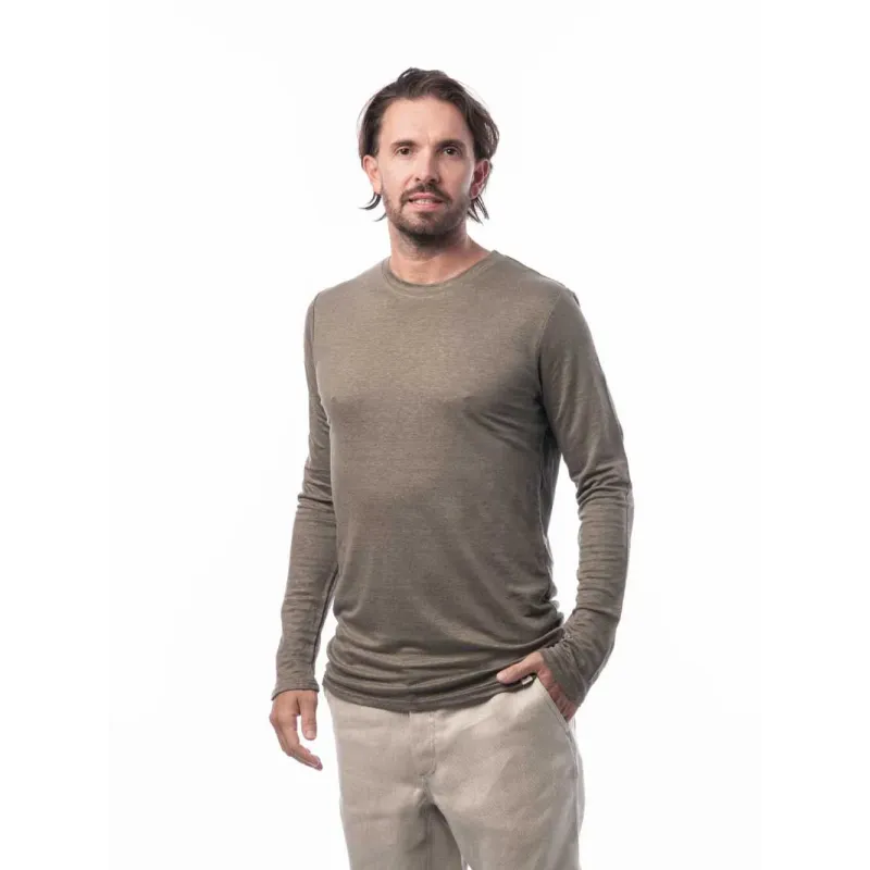 Tee shirt manches longues en LIN - Pango Lin