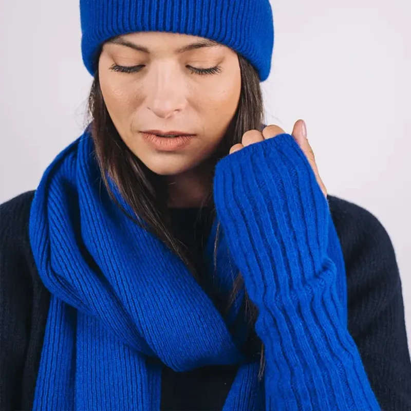 Echarpe Hoguette Bleu electrique - Cezembre