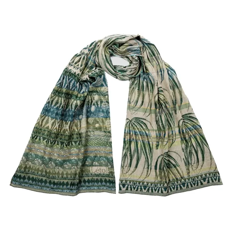 Foulard Pierrette Végétal - Létol