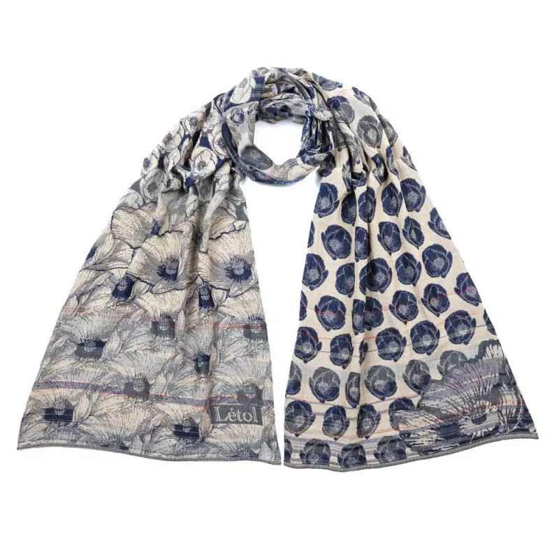 Foulard Stephanie Navy - Létol