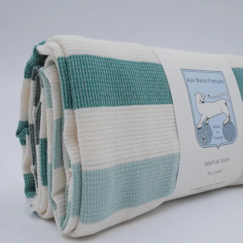Drap de bain Sucre d'orge - Aux bains Français