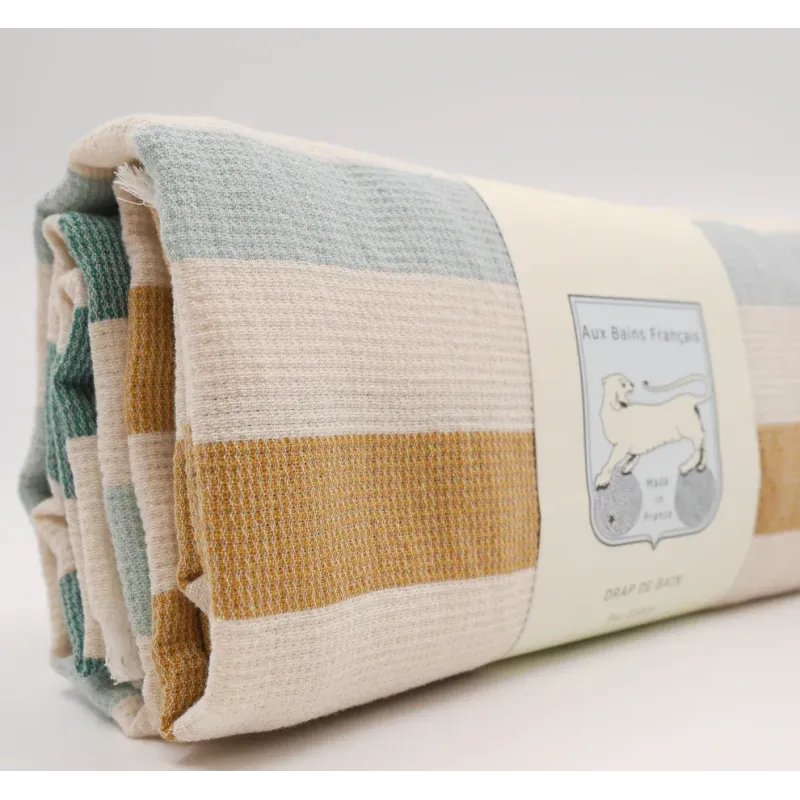 Drap de bain Tic Tac - Aux bains Français