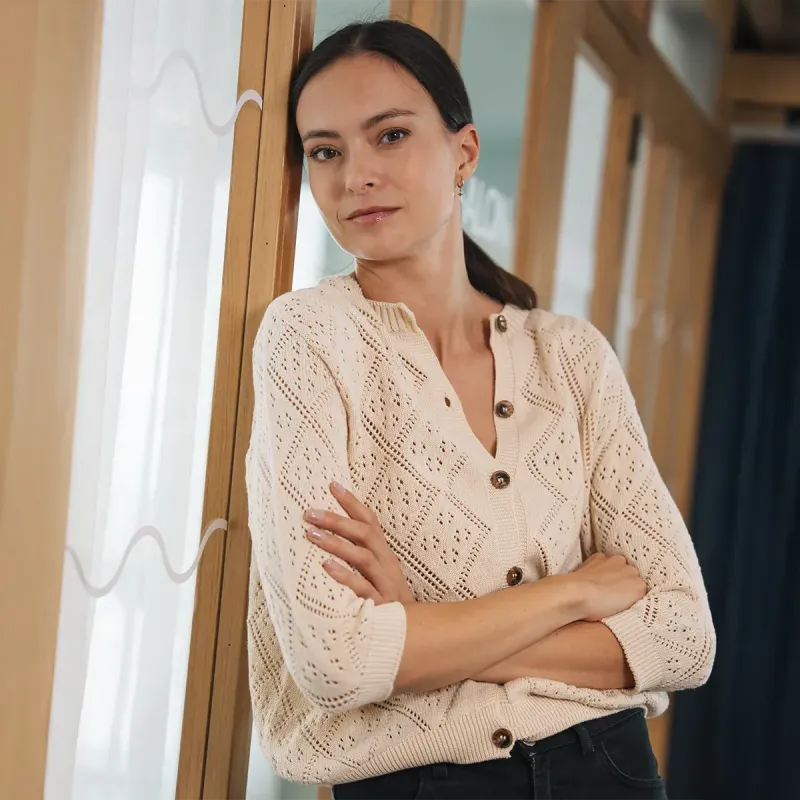 Cardigan en coton bio Angele - Cezembre