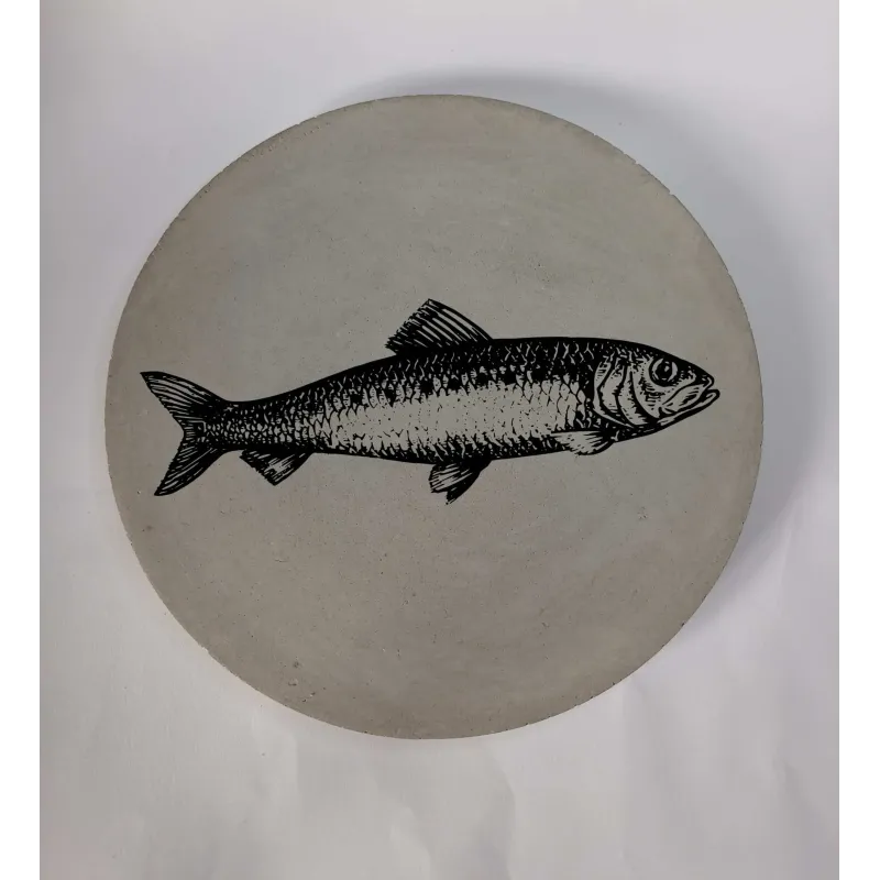 Sous Plat Sardine béton - Green Hygge