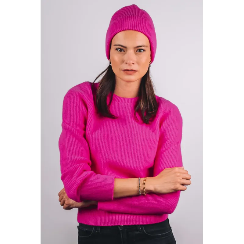 Pull Sablon rose néon - Cézembre