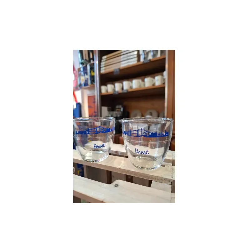 4 verres Duralex Brest