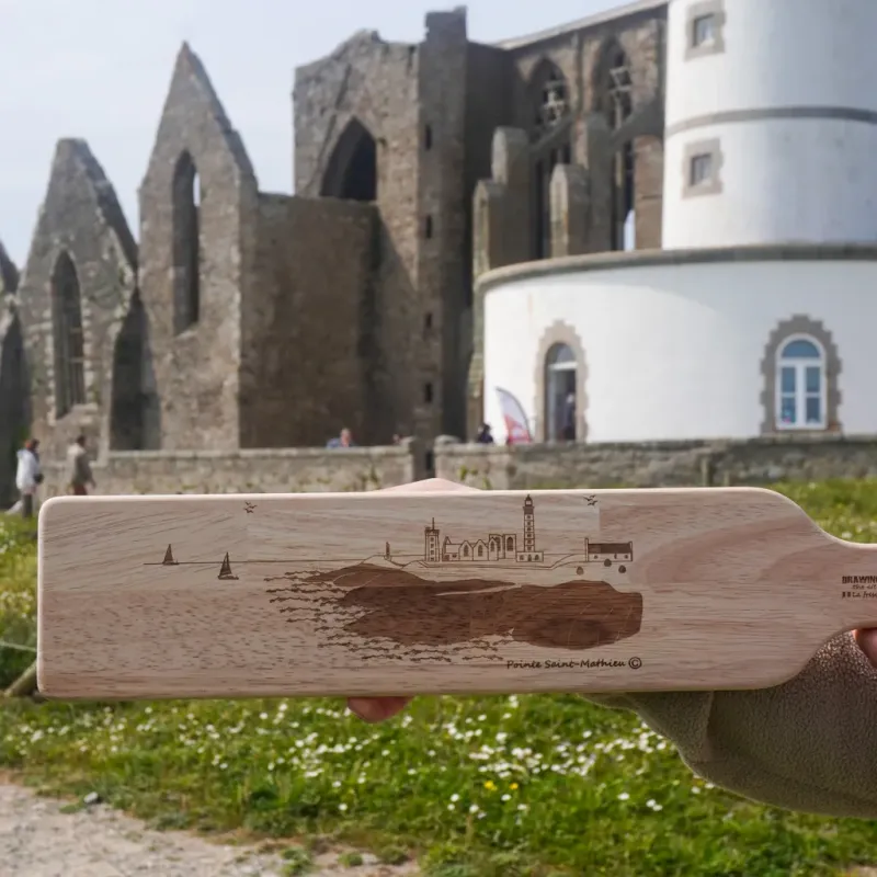 Planche apero avec manche Saint Mathieu - Drawing The City