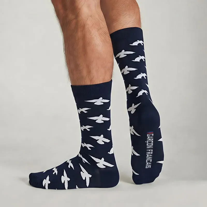 Les Oiseaux  – Chaussettes Garçon Français
