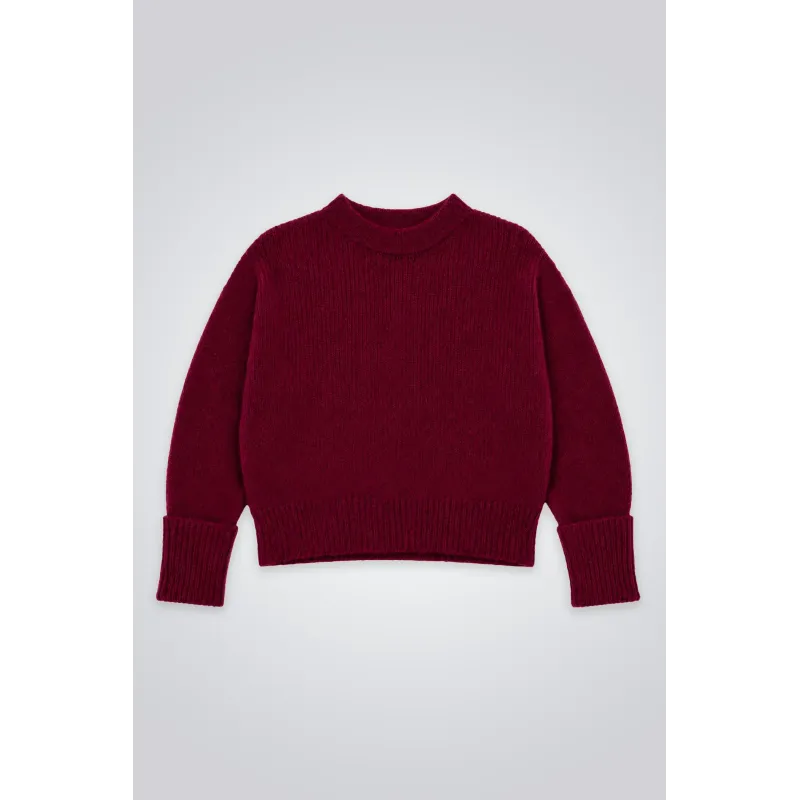 Pull en mohair Eva  Aubergine - Cezembre