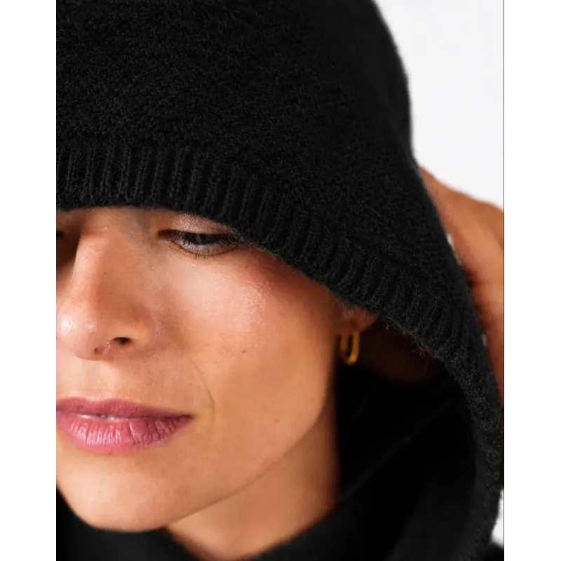 Capuche Lou Alpaga noir - Cezembre