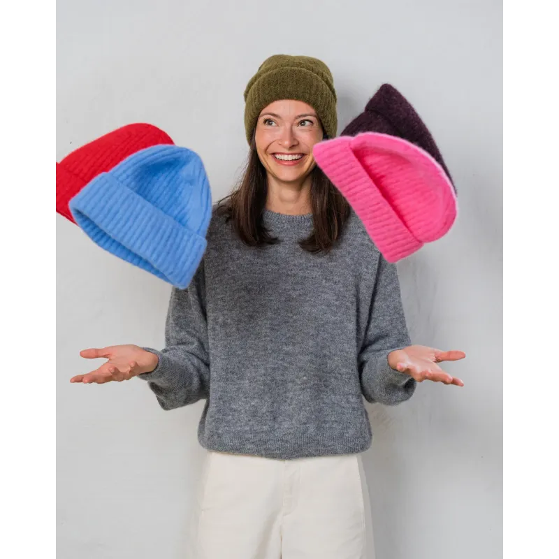 Bonnet en alpaga Axelle Mousse - Cezembre