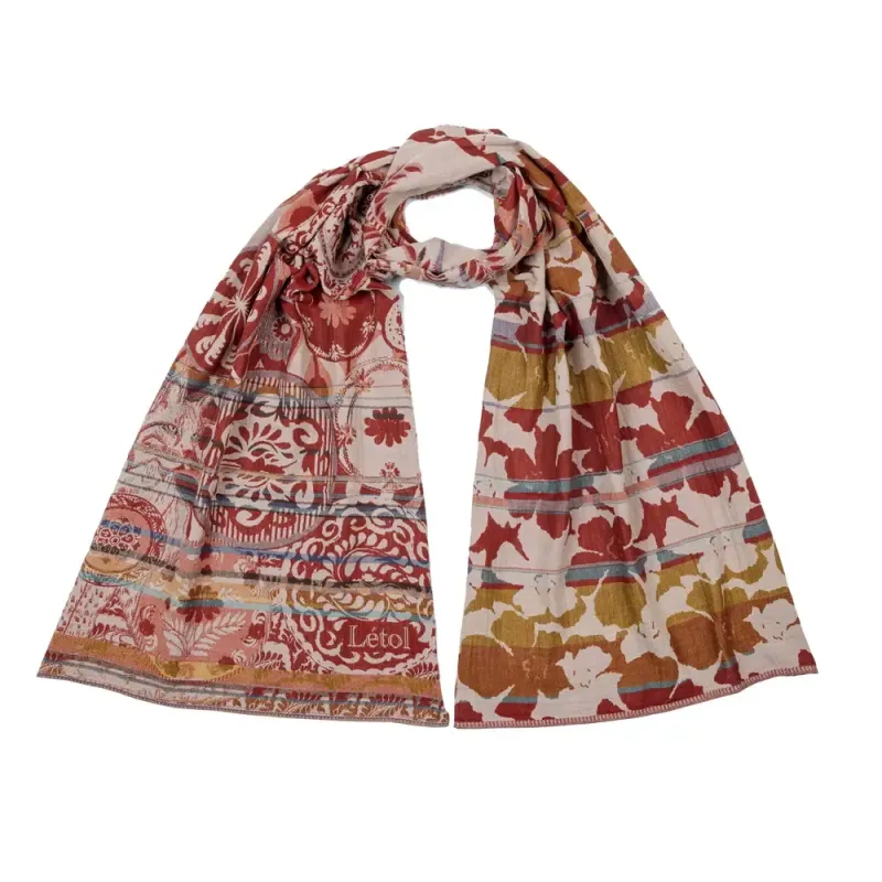 Foulard Lexi cinabre - Létol