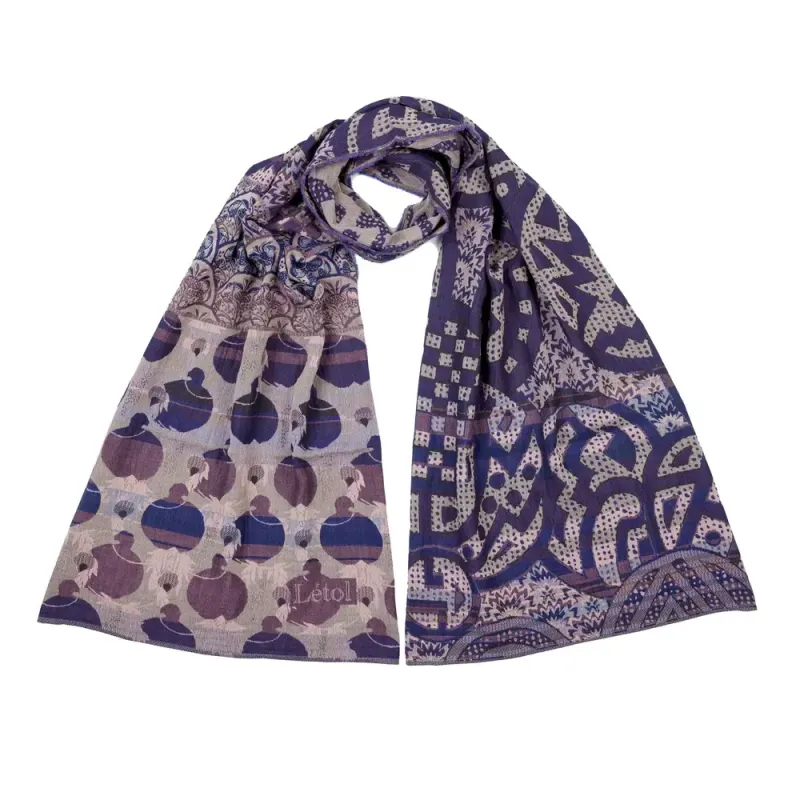 Foulard Gisèle Violet - Létol