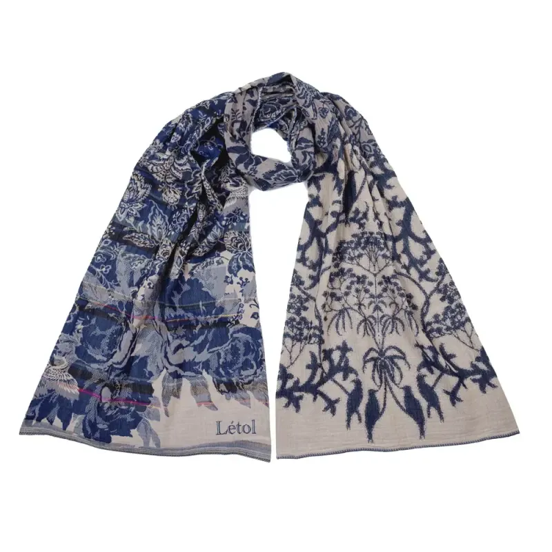 Foulard Bridget marine - Létol