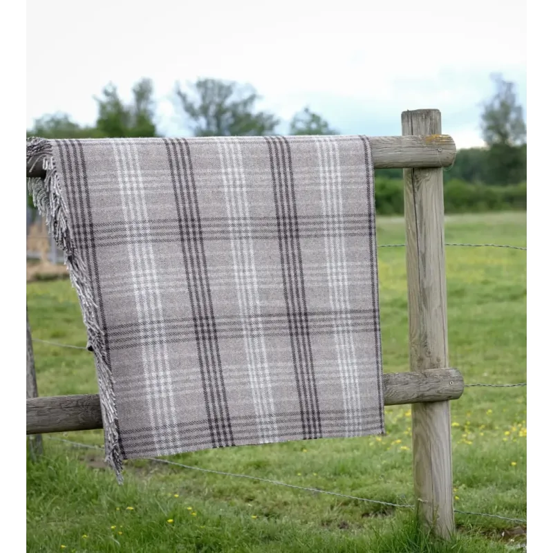 Plaid Prince de Galles pure laine - Laines du Forez