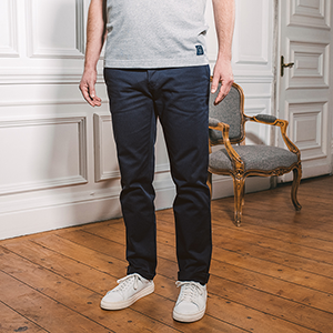 Chino lourd – Pantalon Marine La Gentle Factory
